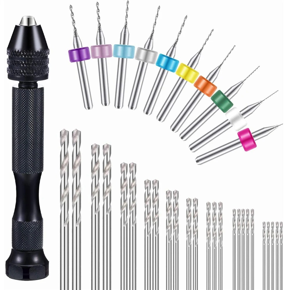 Pin Vice Micro - Set di 36 punte micro per