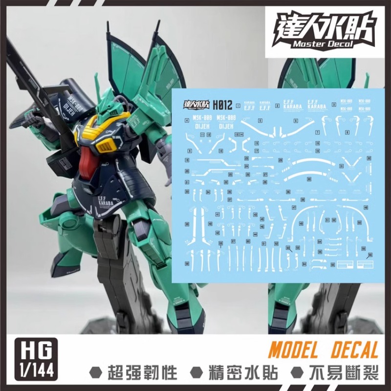 Model Kit Water Decal - Master Decal H012 Adesivi Fluorescenti ad
