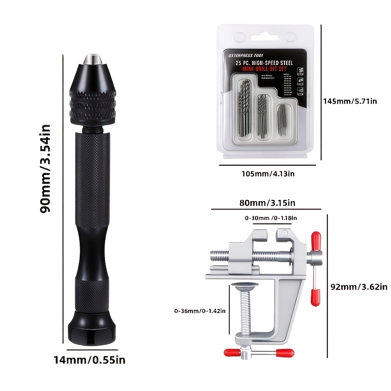 Set di mini trapani manuali, 2 - Pin Vice Micro recensione e prezzo
