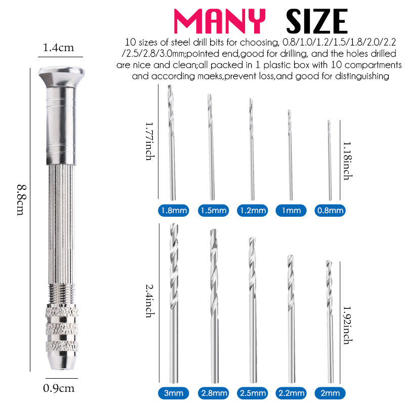 Mini set di trapani per morsa  - Pin Vice Micro recensione e prezzo