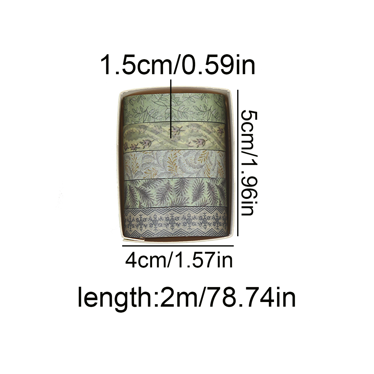 Set di 5 rotoli di nastro wash - Masking Tape Thin recensione e prezzo